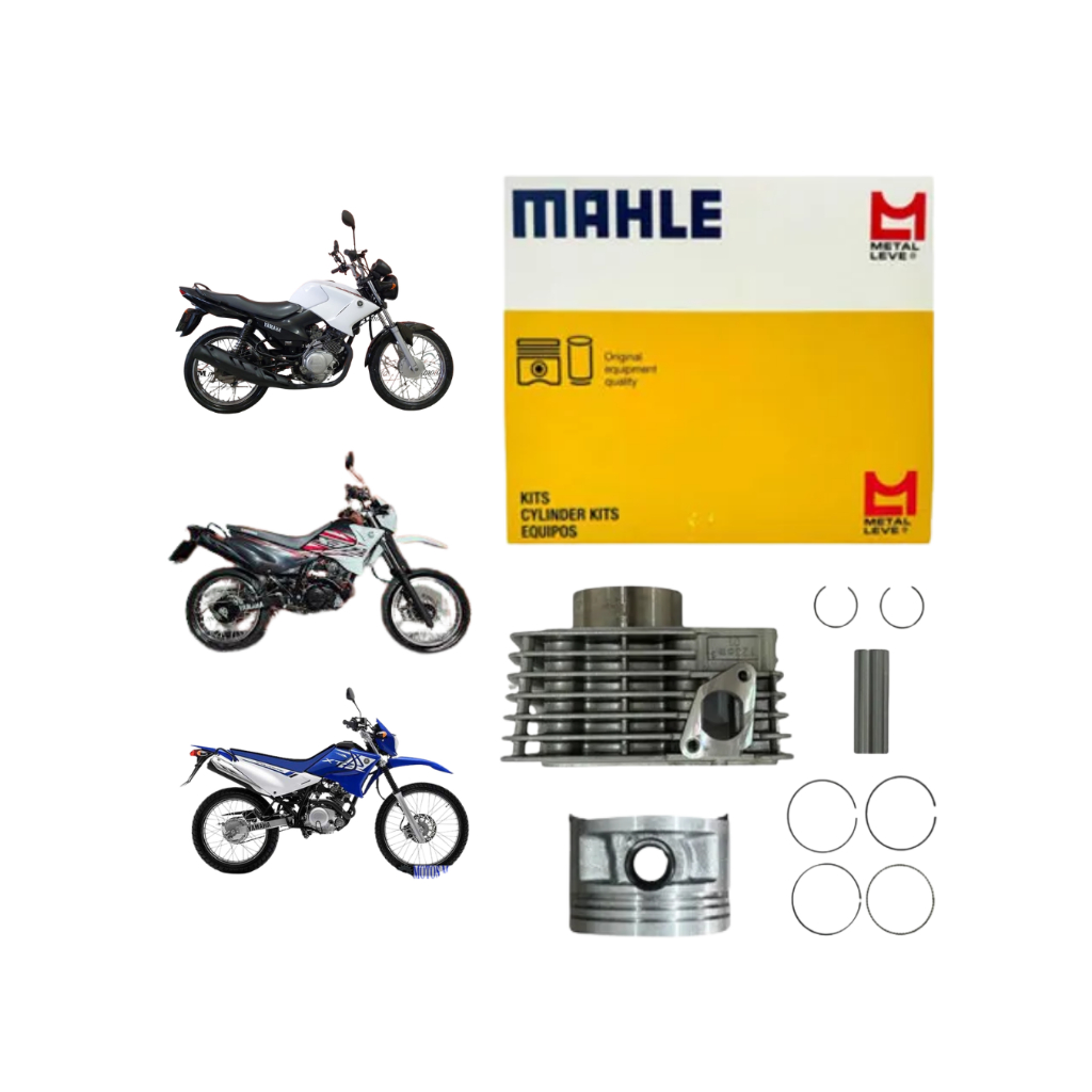 Kit Cilindro Motor Yamaha Factor YBR XTZ 125 de 2000 até 2016 Original Metal leve em Oferta na Shopee