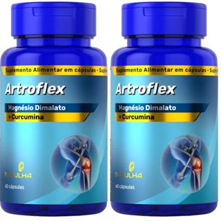 KIT 2X ArtroFlex ( Cúrcuma + Magnésio Dimalato) 60 Cápsulas - Natulha em Oferta na Shopee
