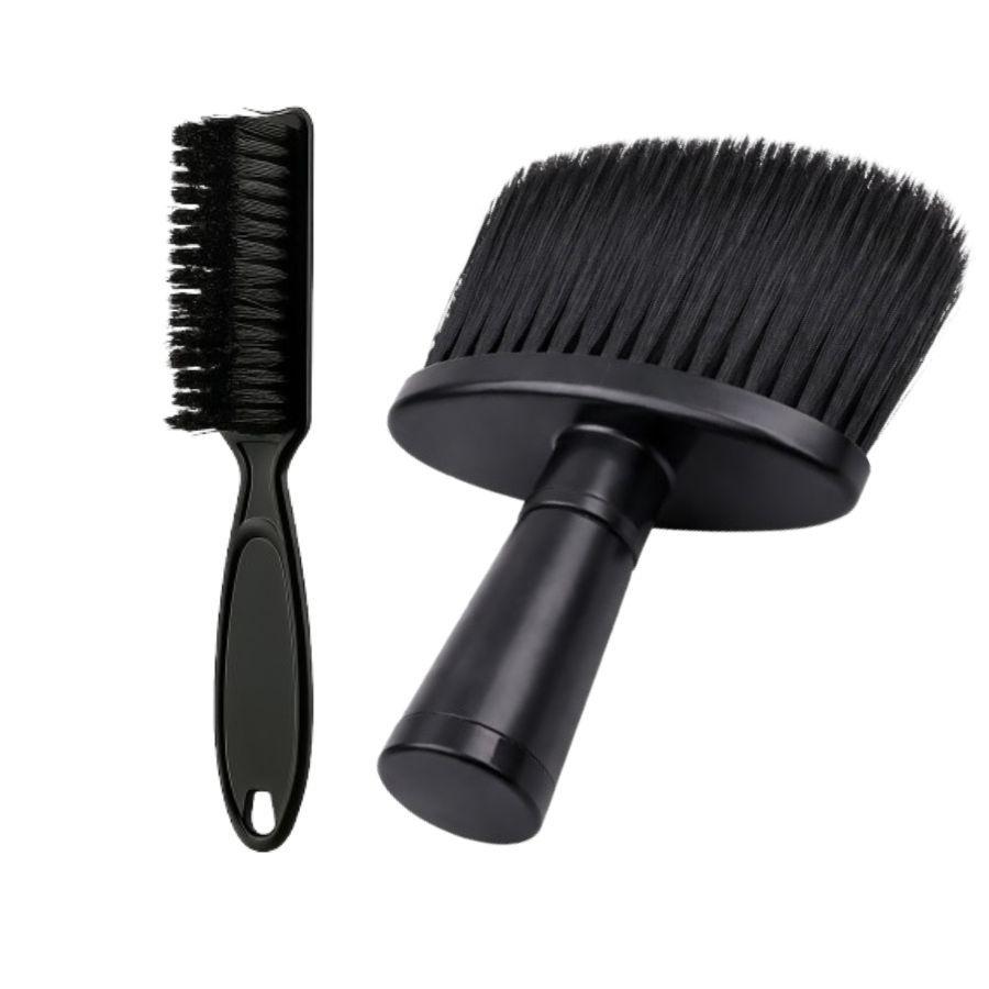 Kit Espanador Black e Escovinha Disfarce Barbersho