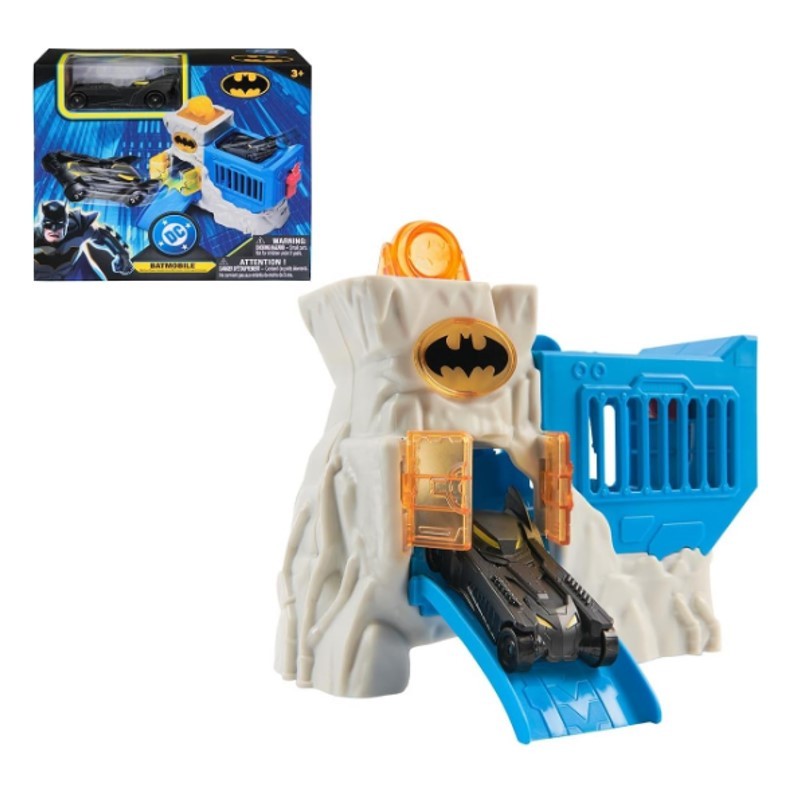 Playset Mini Batcaverna com Pista e Batmovel - Sunny