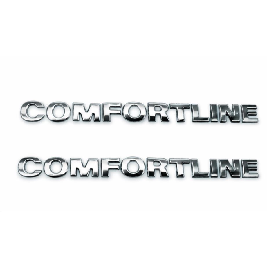 Par De Emblemas Comfortline Polo Gol Golf Voyage Parati em Oferta na Shopee