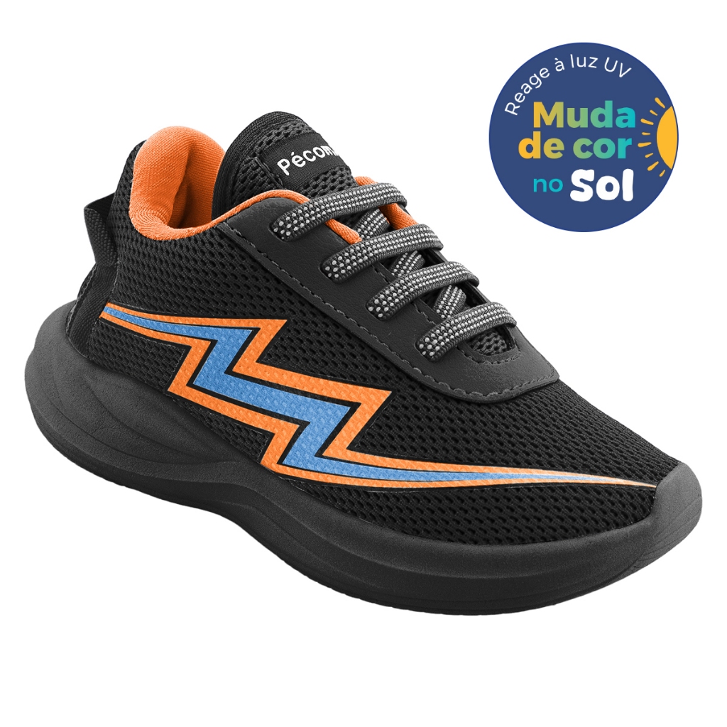 Tênis Menino Raio Muda De Cor No Sol Lançamento