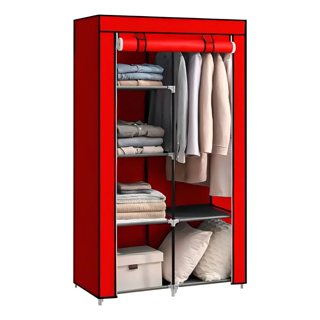 Guarda Roupa Armário Organizador de Roupas Com Zíper