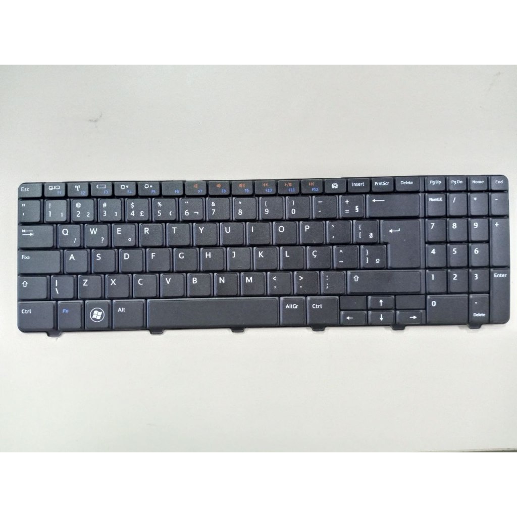 Teclado Dell Inspiron 15r N5010 M5010 09k55v V110525ar Br Ç Preto