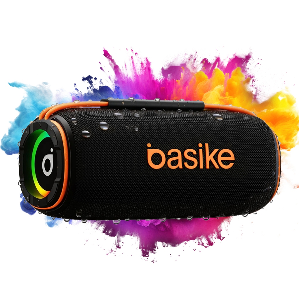 INOVA Caixa De Som 45W Bluetooth  portátil 6000mAh RGB Longa Duração Para Exterior Prova d'Água FM Speaker