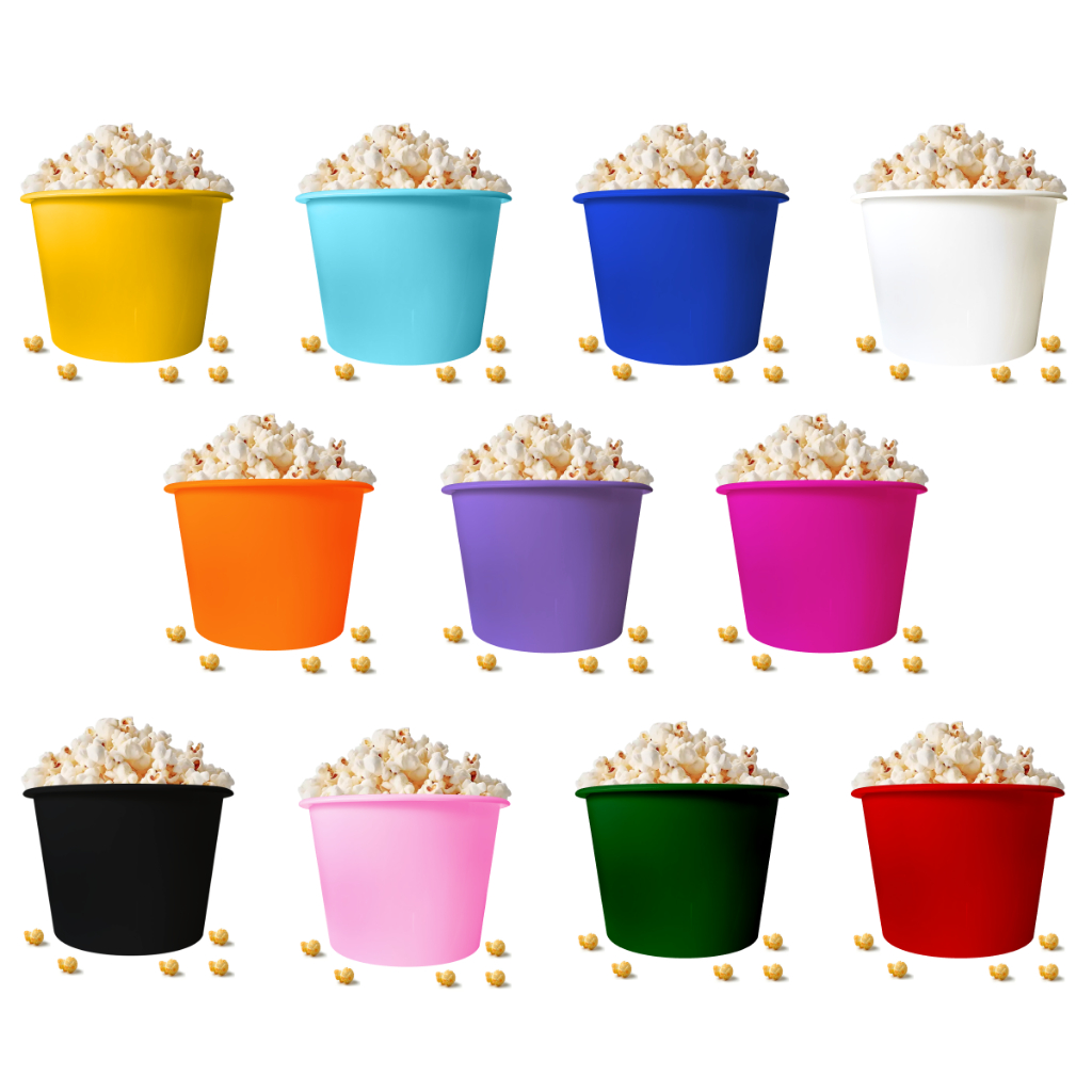 Kit Balde De Pipoca De 1,5L 10/20/30/40/50 - Para lembrancinha de Festa em Oferta na Shopee