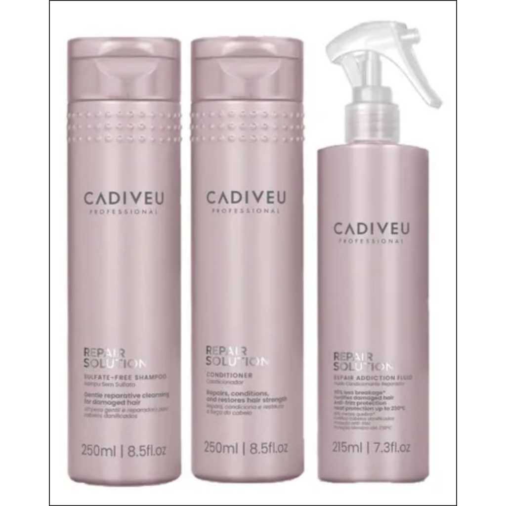 Cadiveu Repair Solution Sh + Cond + Fluido 215ml