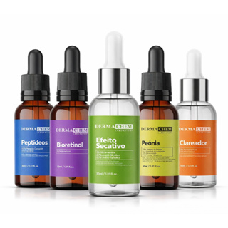 Dermachem Sérum Clareador Peônia Peptideos Bioretinol Rosa Mosqueta Secativo Hyaluronic - 30m em Oferta na Shopee