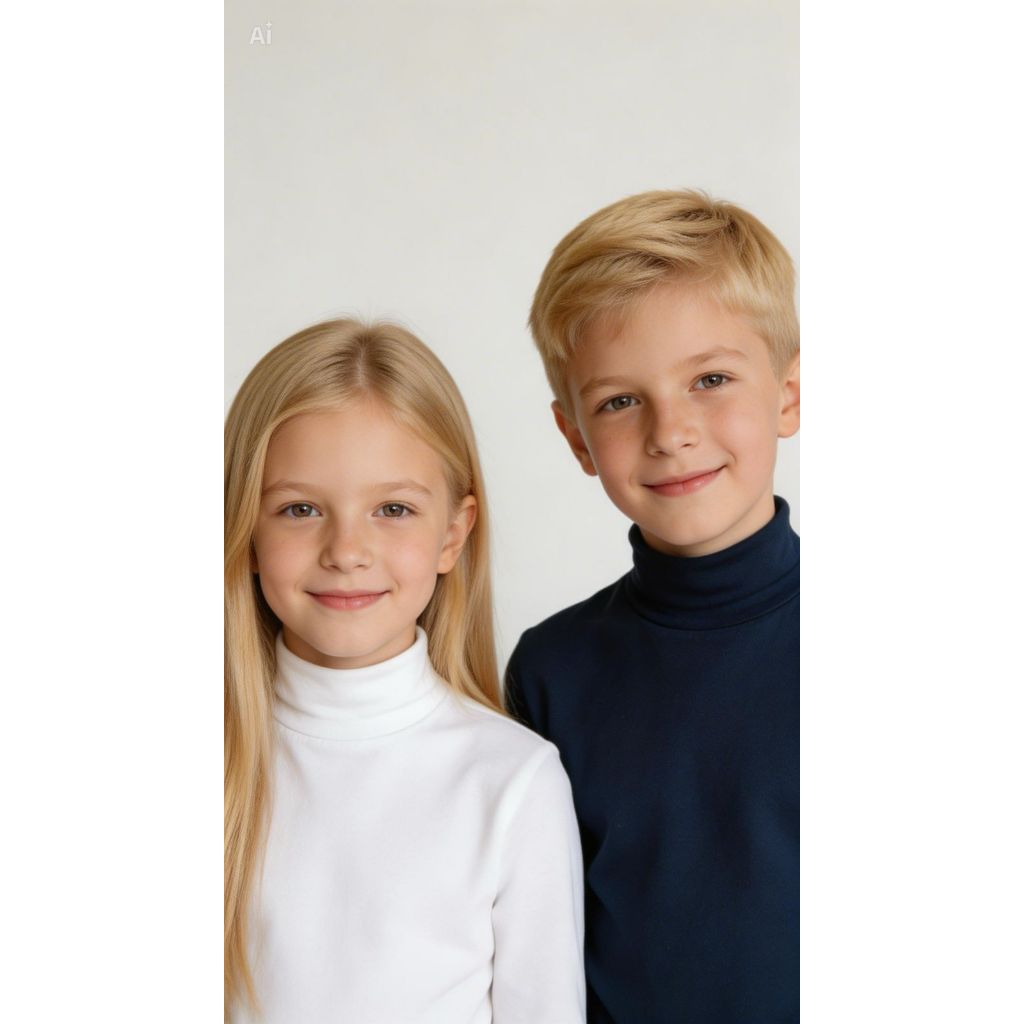 Blusa Térmica Gola Alta Infantil e Juvenil Roupa de Frio Inverno Menino Menina