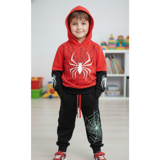 Conjunto Infantil Sonic Moletom Kids Homem Aranha Casaco e Calça Marvel em Oferta na Shopee