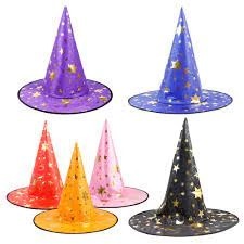 Chapéu de Bruxa Halloween – Fantasia Adulto, Cosplay de Mago e Feiticeira