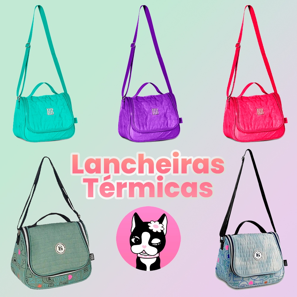 Bolsa Térmica Lancheira Rebecca Bonbon RB Luluca Youtuber Preço Imperdível Oficial Lançamento em Oferta na Shopee