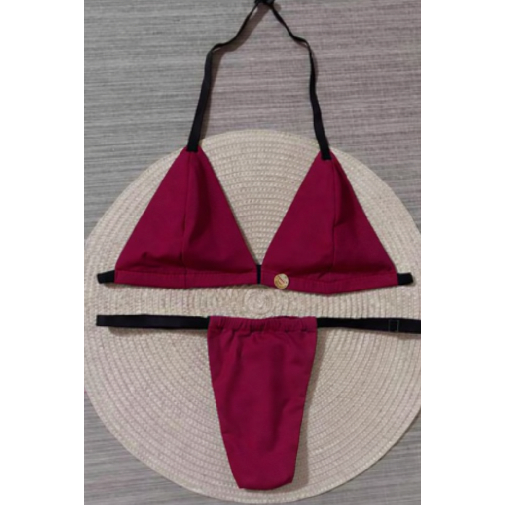 Biquíni Fita Fio Dental para Bronze Ajustável em Oferta na Shopee