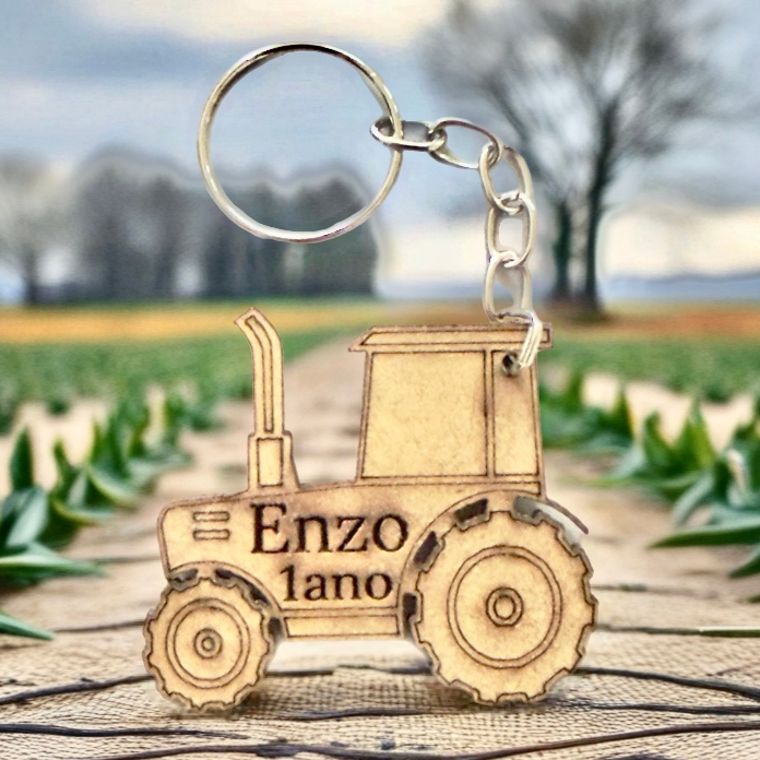 Kit Chaveiro TRATOR PERSONALIZADO, para decoração, aniversário, lembrancinhas MDF