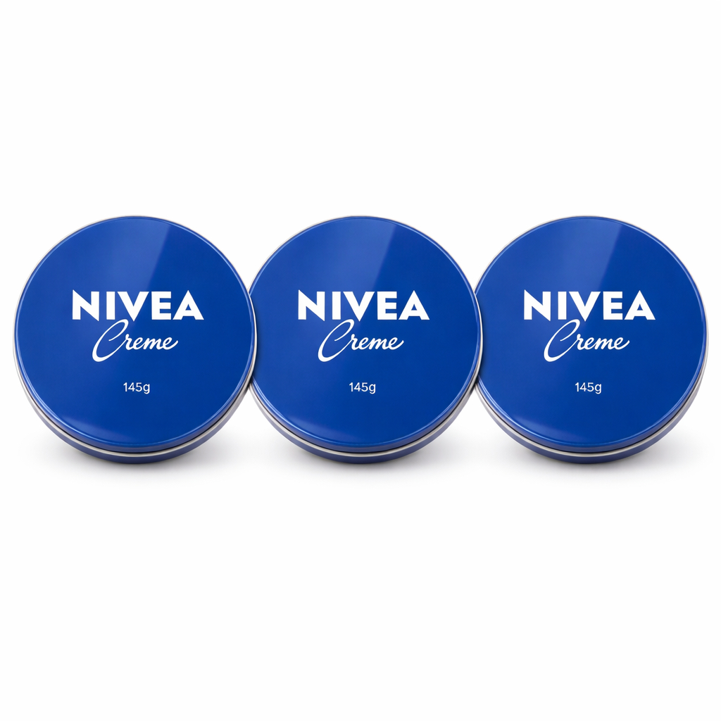 Kit 03un Nivea Creme 145g lata em Oferta na Shopee