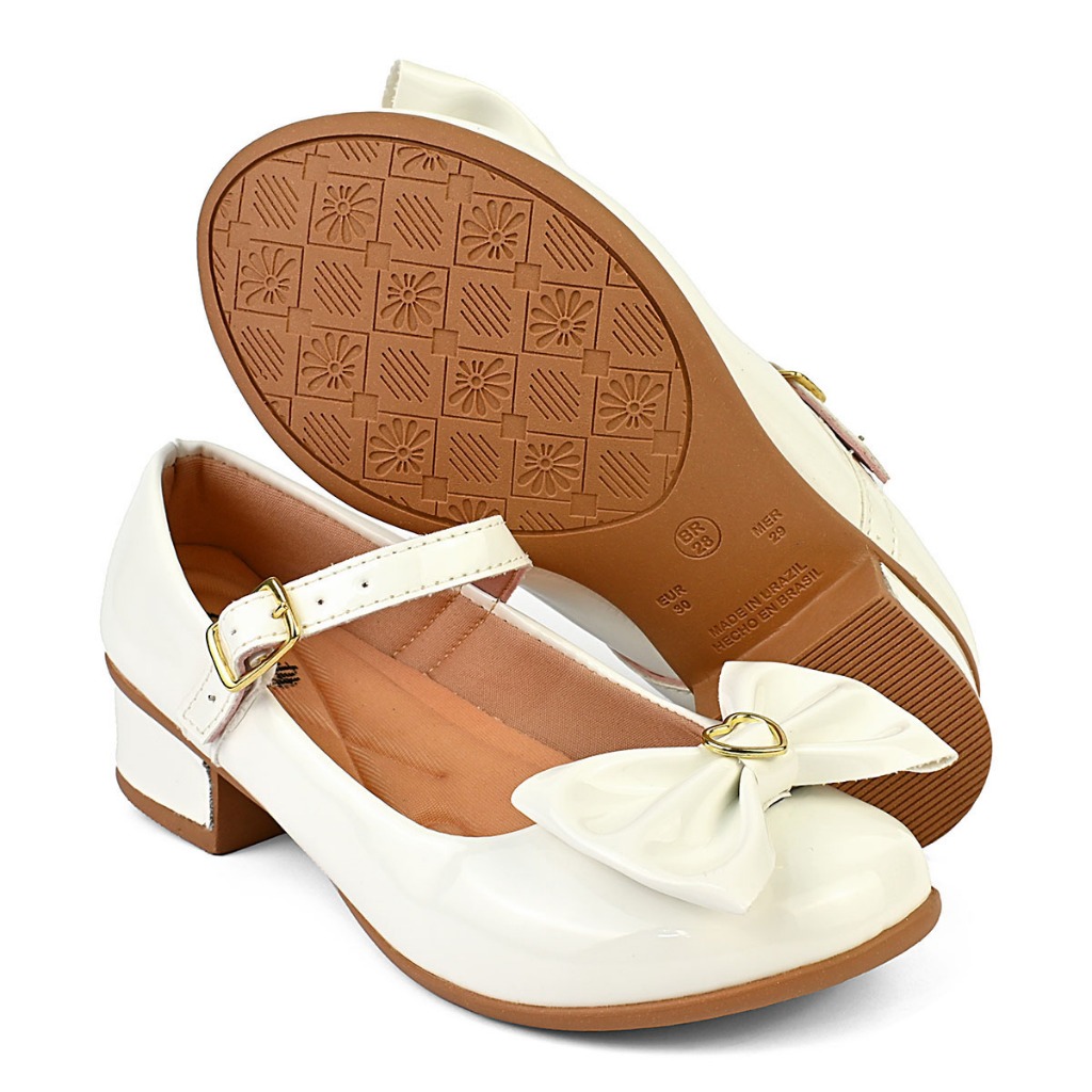 Sapatilha Infantil Com Salto Menina feminina do 28 ao 36 direto da fabrica super confortável 101-500