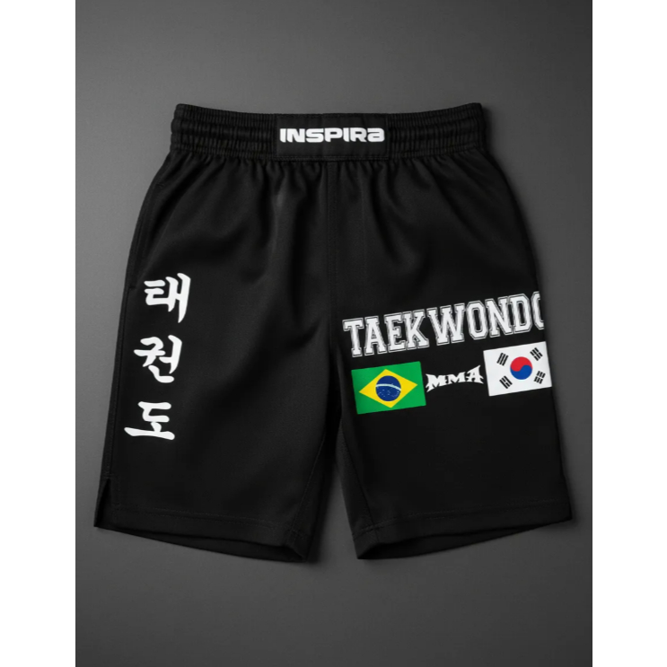 Bermuda Calção De Taekwondo Short Masculino Treino Academia Boxe Kickboxing Muay Thai