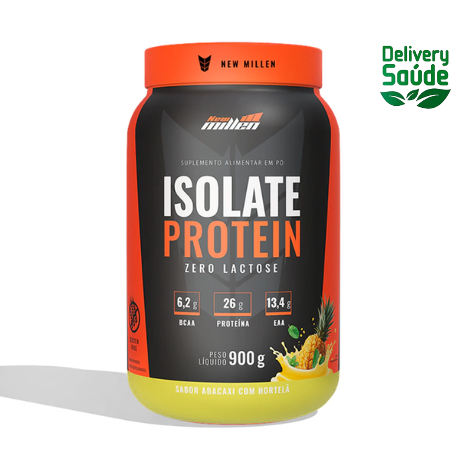 Whey Zero Lactose Isolate Protein 900g Suoplemento Alimentar em Suco Delivery Saúde