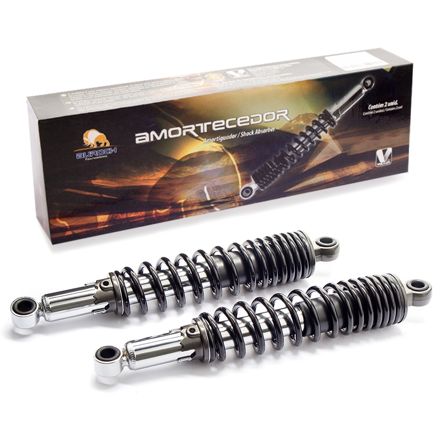 Par Amortecedor Traseiro AUROCH - YBR 125 2000-2008 FACTOR 125 2009-2026 - 010881