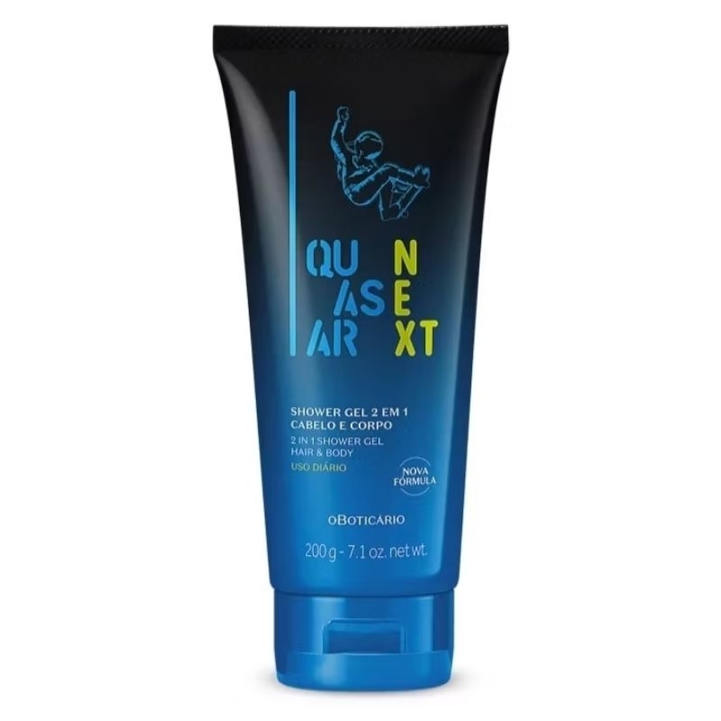 Shower Gel Infantil Cabelo e Corpo Quasar Next O Boticário 200g