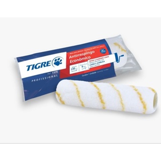 Rolo de Pintura Antirrespingo Tigre REF.1376– Aplicação Uniforme e Maior Cobertura em Oferta na Shopee
