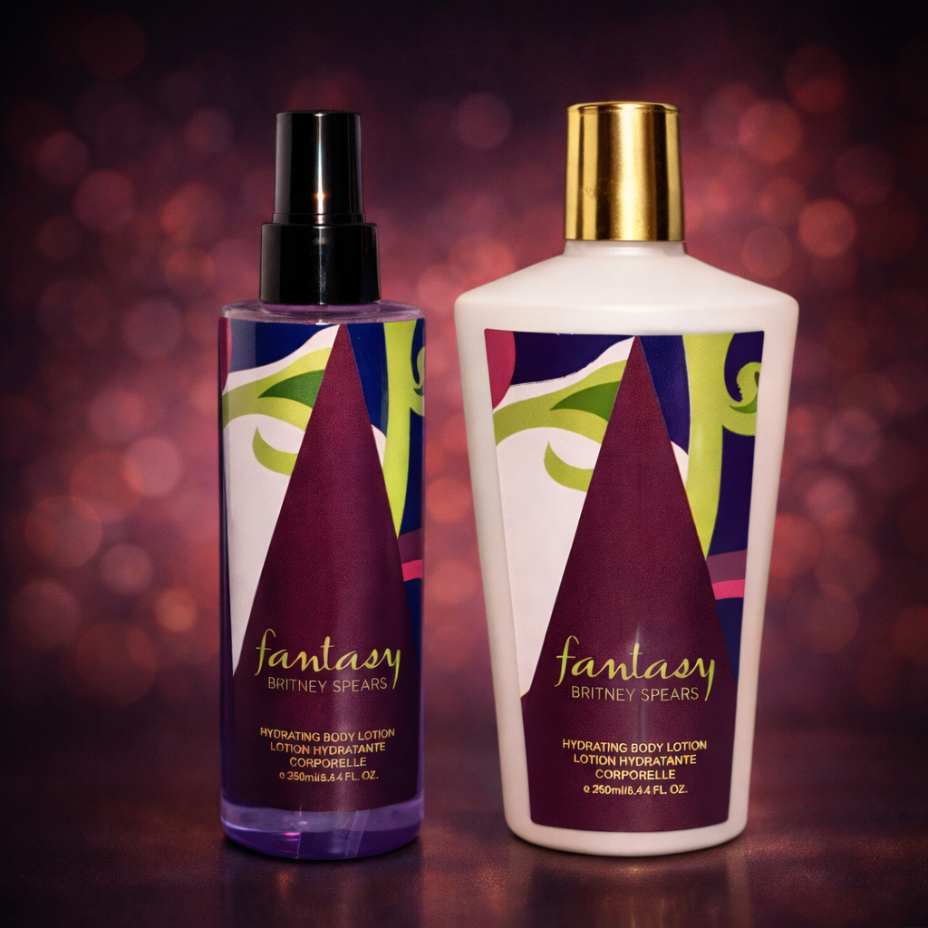 Kit Fantasy Body Splash + Creme Hidratante 250ml em Oferta na Shopee