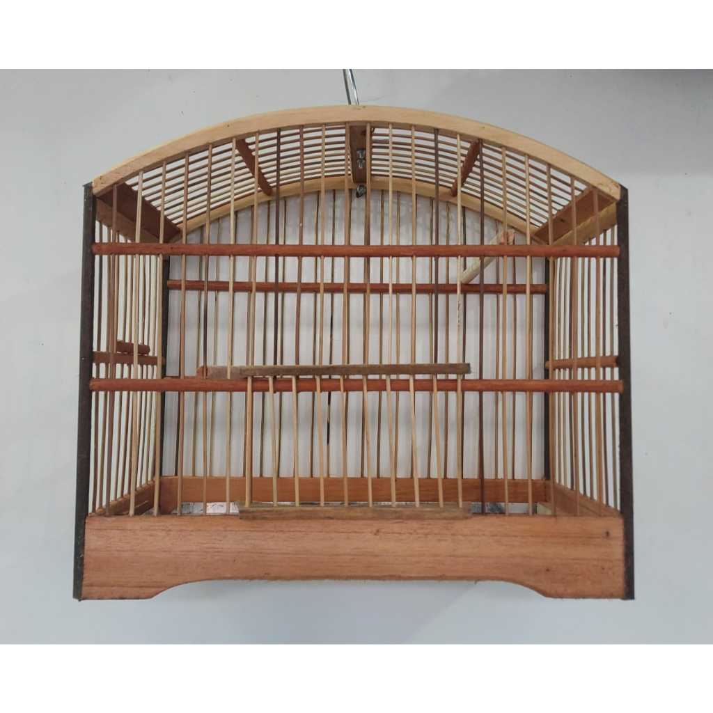 Gaiola coleiro comum bambu ( favor fazer um por compra)