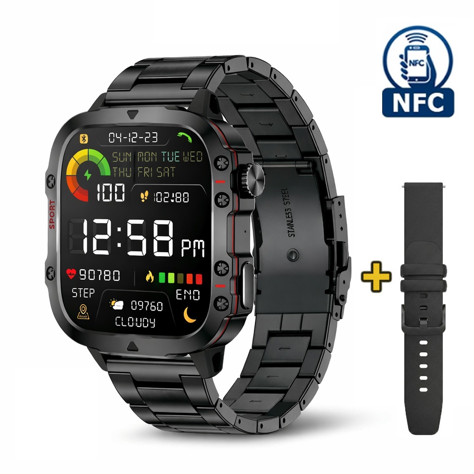 2026 Relógio Inteligente F9 Tela 2.01" HD Chamada Bluetooth Monitor Saúde Modos Esportivos Sem Fio