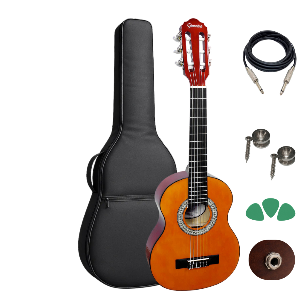 Violão Captador Passivo Infantil Nr + Capa