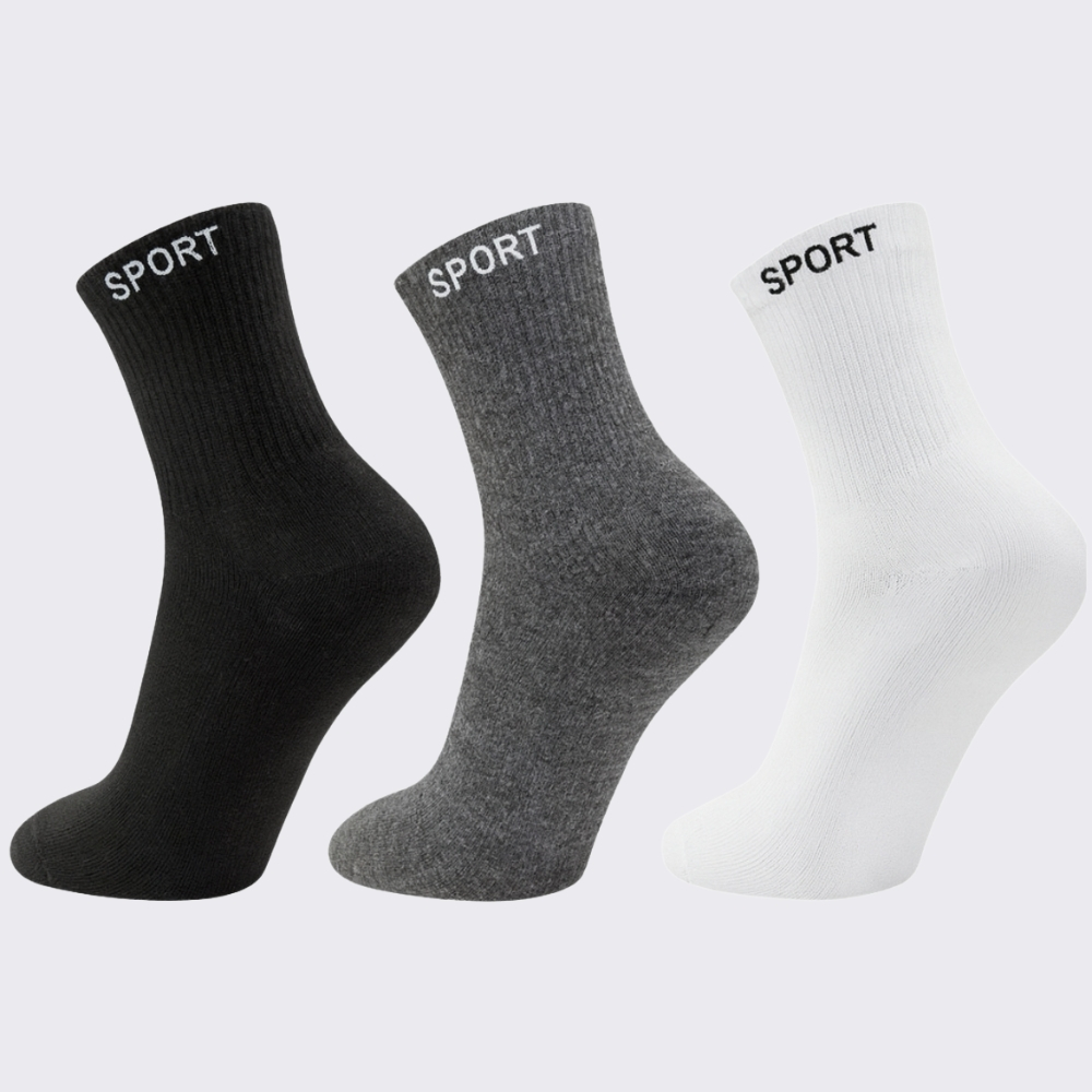Imagem Kit 3 Meias Sport Cano Longo AQN SPORT