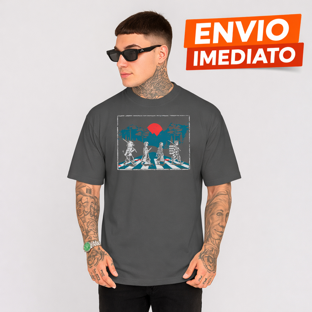 Camiseta Tradicional – Estampa Exclusiva Abbey Road Oriental