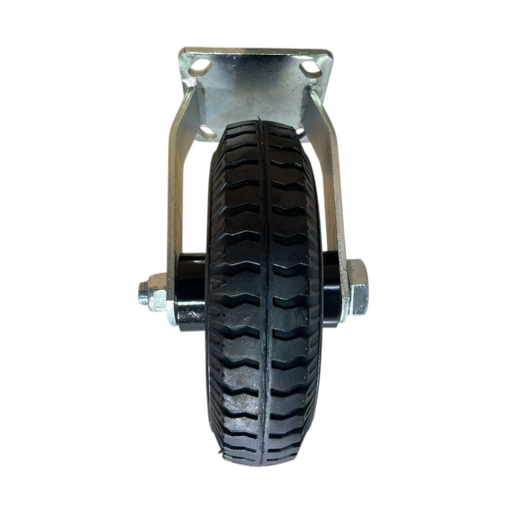Roda com Rodízio fixo Carga Pneu Câmara Borracha 2.50-4 Reforçado 150kg carrinho moveis comercio