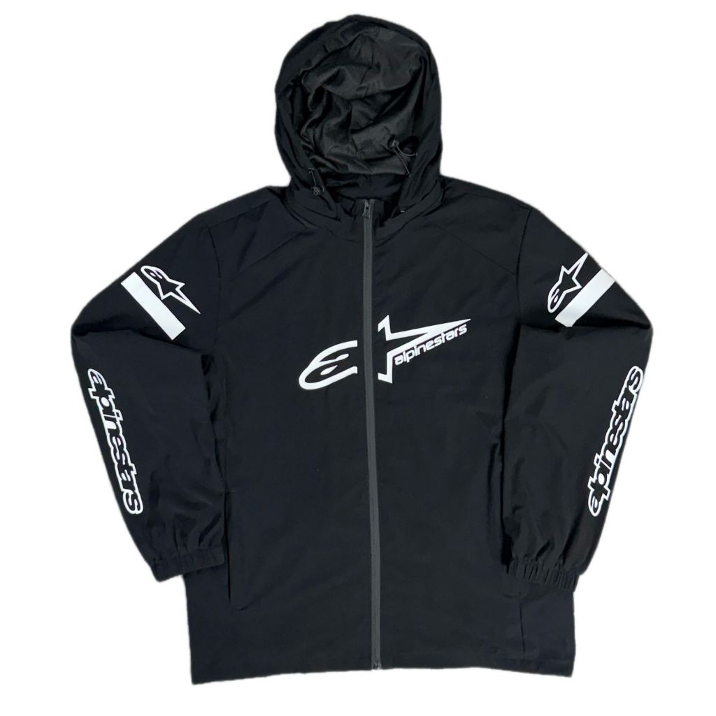 jaqueta corta vento masculina forrada capuz removível impermeável alpI OUTONO/INVERNO