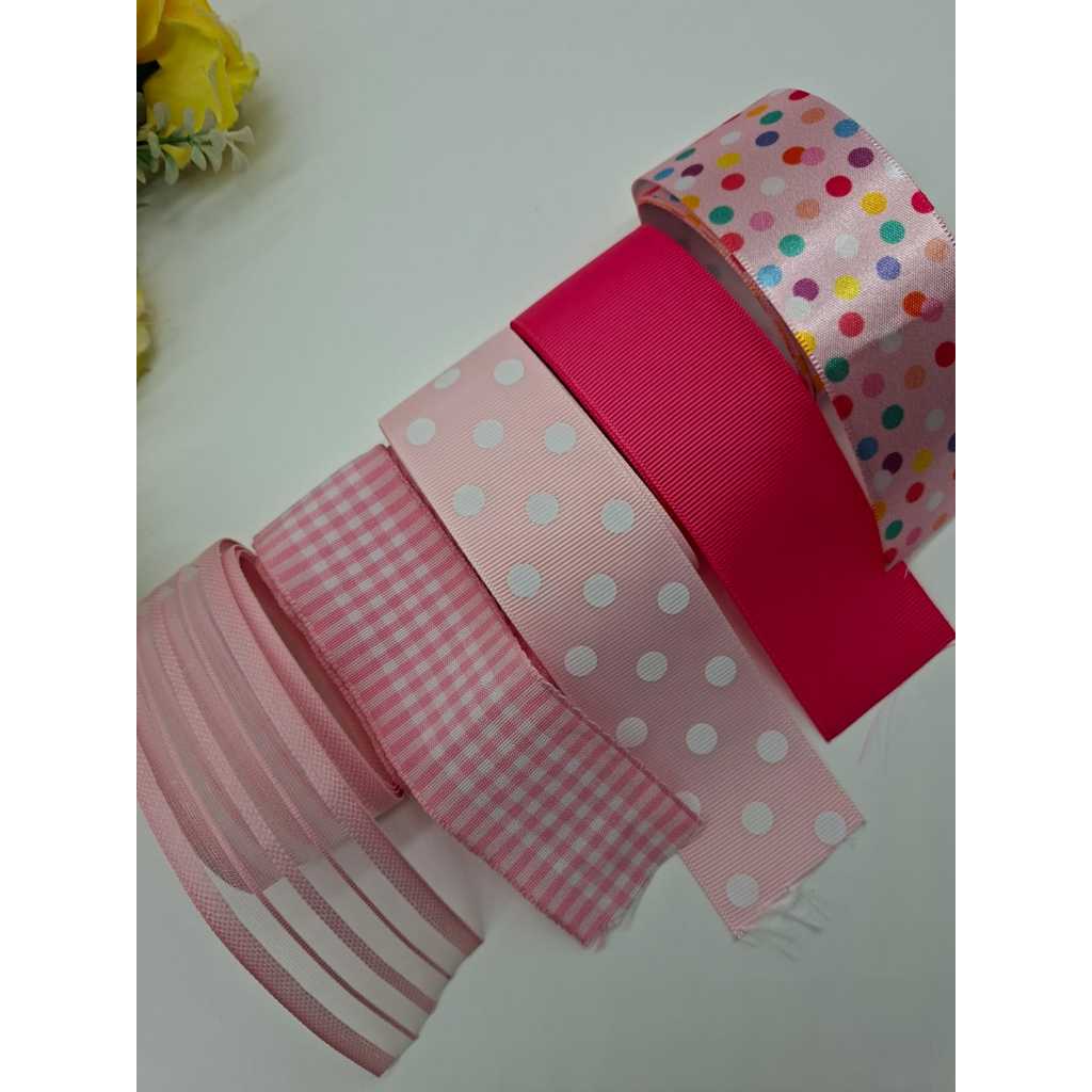 Kit de Fita n9 Tons de ROSA com 5 Metro (1mt de cada cor) em Oferta na Shopee