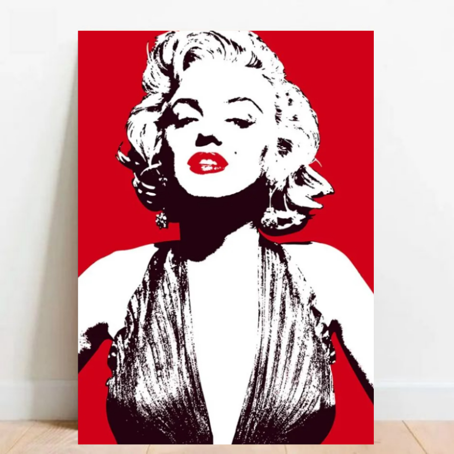 Quadro Placa Decorativa Marilyn Monroe Vintage Atriz Cantora
