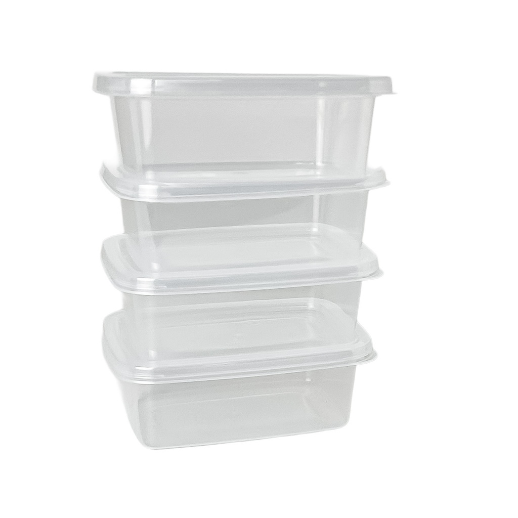 Kit 4 e 6 Potes 800ml Ideais P/ Marmita Fitness Congelada Dieta Porta Mantimentos Organizador Multiuso