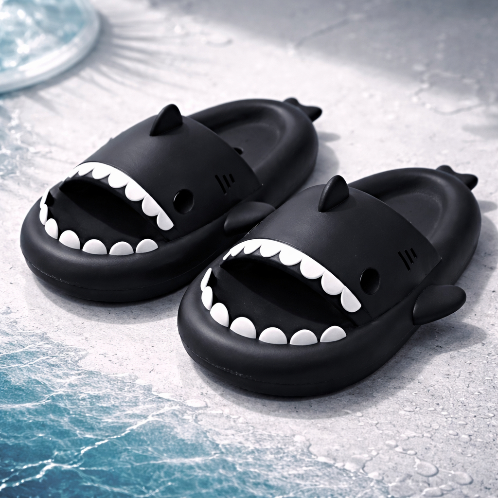 Chinelo Tubarão Adulto Preto – Leve e Confortável - TB1 em Oferta na Shopee