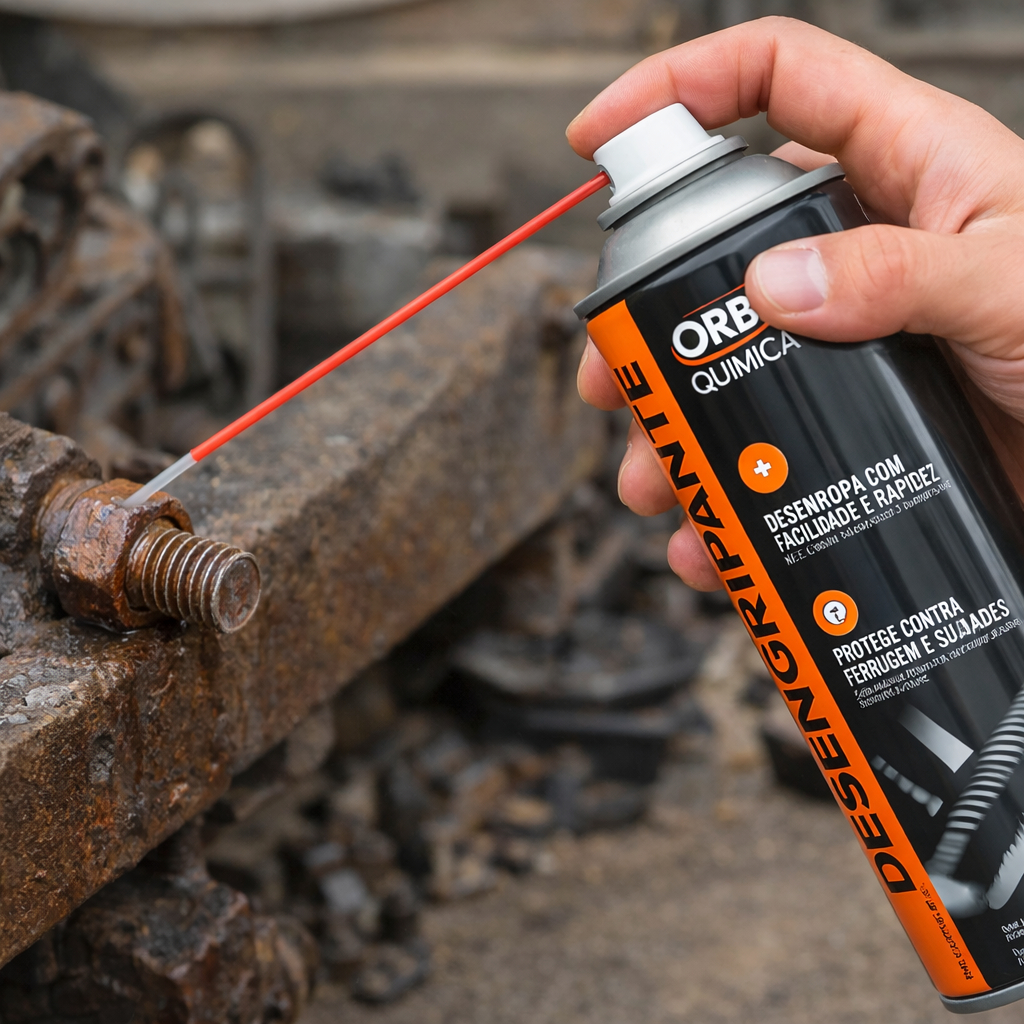 Óleo Desengripante Lubrificante Spray Orbi 300ml em Oferta na Shopee
