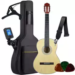 Kit Violão Acústico Bravo Music An300 Nylon Clássico + Acessórios