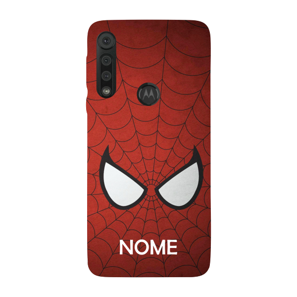 Capinha para Moto One Macro Anti Impacto Personalizada - Homem Aranha Spider Man com nome
