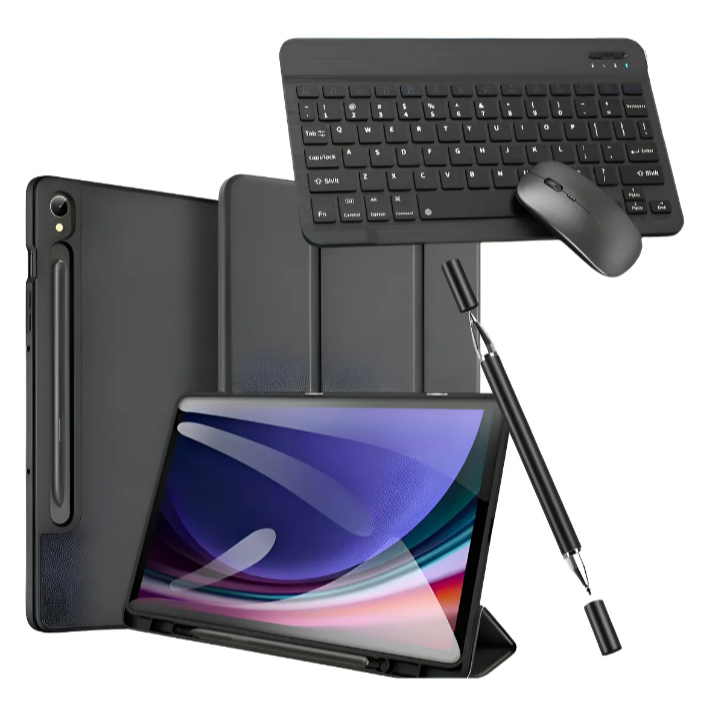 Capa Case Smart P/ Galaxy Tab S9 Fe 12.4 +teclado + Caneta