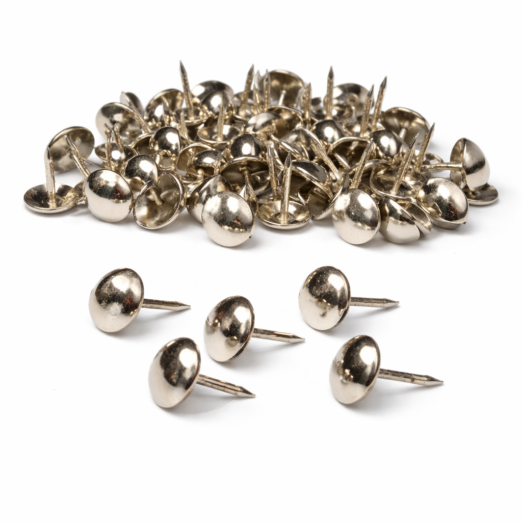 Tachinhas Niqueladas Tachas Prateadas  – Resistentes e Ideais para Murais, Avisos e Escritório