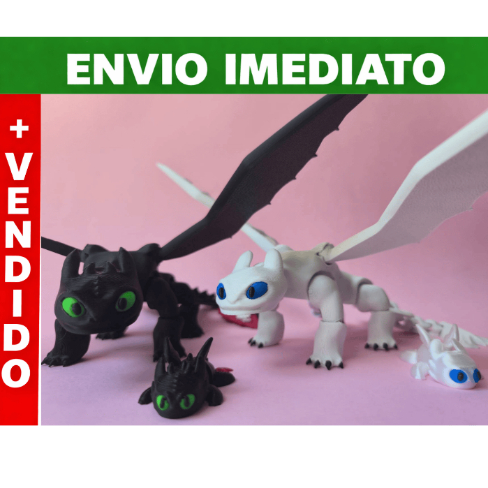 Banguela furia da luz, como treinar seu dragão, brinquedo articulado