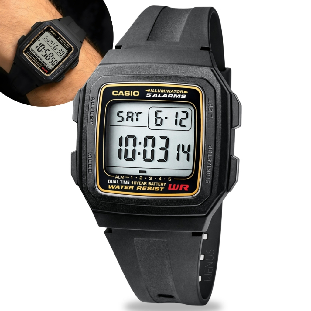 Relógio Casio Masculino Digital Esportivo Com Cronômetro E Alarme Vintage Clássico Resistente Á Água Original