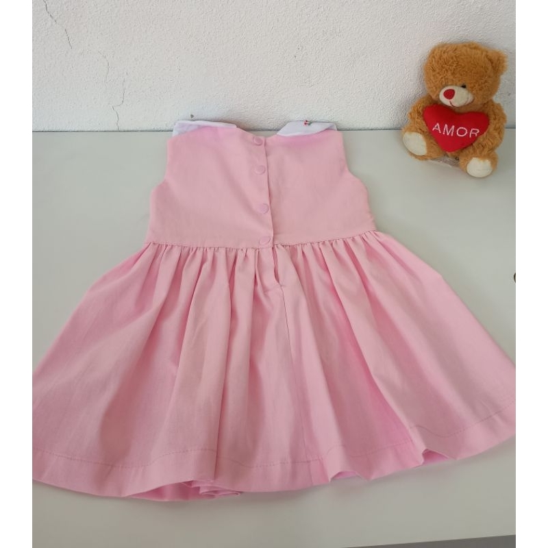 vestido infantil, vestido bebê, vestido floral menina, roupa infantil feminina, vestido com boneca, conjunto infantil, l