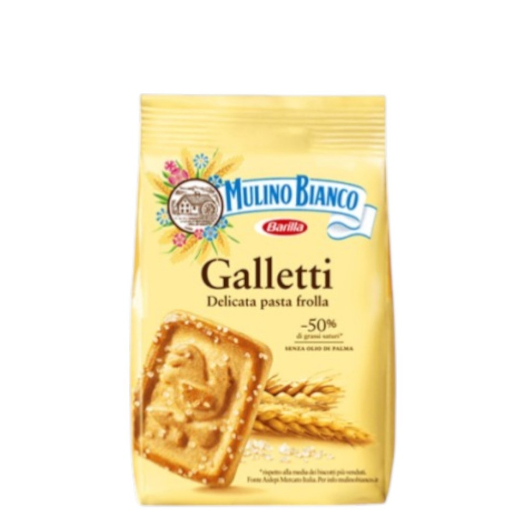 Biscoito Amanteigado Italiano Mulino Bianco Galletti 350g