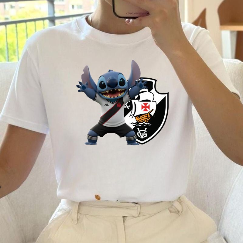 Camiseta T shirt Do Vasco Stith Baby Look Camisa Feminina Do Vascao