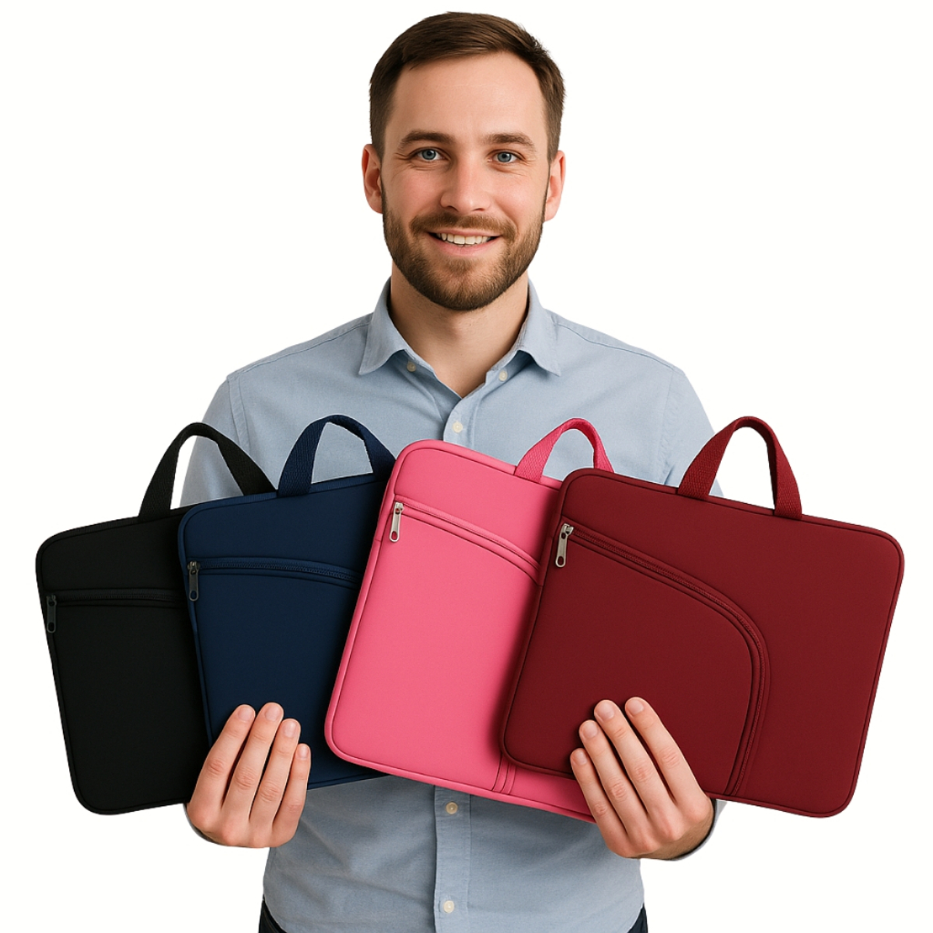 Case pra Notebook Universal Com Alça E Bolso Externo Para 15,6 / 13 / 14 / 15 / 17 " Polegadas