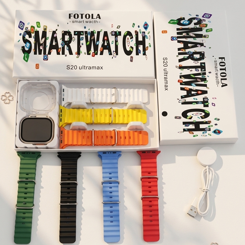 Smartwatch S20 Ultra, S20 Pro NFC Bluetooth Call Amoled Chat GPT  Esportivo À Prova D'água 7 Braceletes Relógio Intelige em Oferta na Shopee