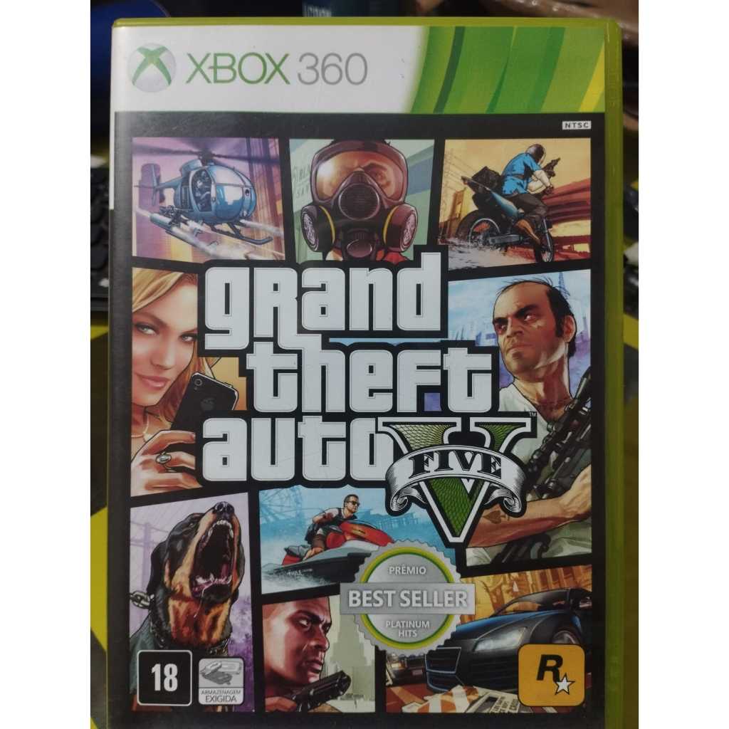 GTA 5 GTA V xbox 360 midia fisica original